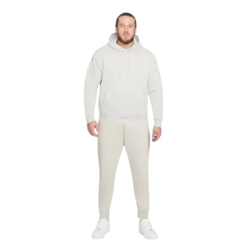Nike Club 2 PC Fleece Sweatsuit Size 4XL Tracksuit Matching Bone Khaki Tan NWT